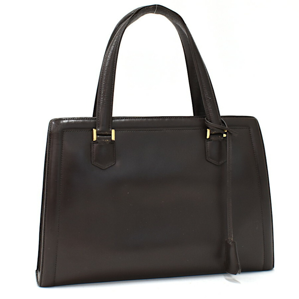 Hermès Pullman Handbag Box Calf Leather Brown